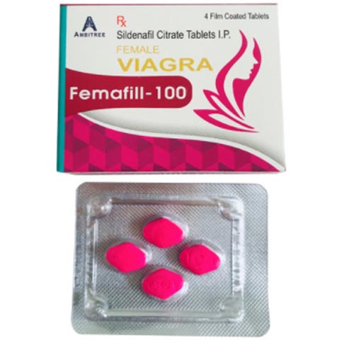 印度伟姐Femafill-100 女士专用伟哥 4粒/盒,女用伟姐Femafill-100 女士专用伟哥,第1张